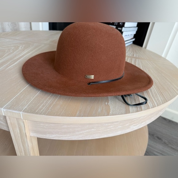 Bruno Capelo|Austrlian wool Brown wide brim hat,Boho style•••Modern headwear - Picture 2 of 13